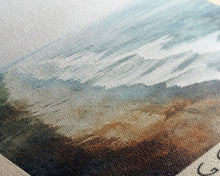 Load image into Gallery viewer, Canggu Beach, Indonesia Watercolor Print, Vacation Gift, Indonesia Wall Art, Beach Painting, Beach Decor, Large Wall Art, Wood Frame Art
