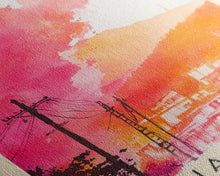 Load image into Gallery viewer, Changdao, China Watercolor Beach Print, Vacation Gift, China Wall Art, Beach Painting, Beach Decor, Beach Painting
