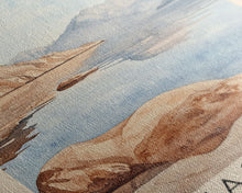 Load image into Gallery viewer, Damas Island, Chile Watercolor Beach Print, Vacation Gift, Chile Wall Art, Framed Canvas Print, Framed Beach Painting
