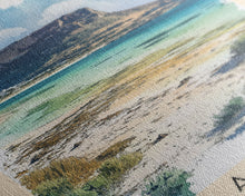 Load image into Gallery viewer, Falassarna, Greece Watercolor Beach Print, Vacation Gift, Greece Wall Art, Beach Painting, Beach Decor, Beach Painting
