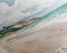 Load image into Gallery viewer, Folkestone Beach, Barbados Watercolor Beach Print, Vacation Gift, Barbados Wall Art, Beach Painting, Beach Decor, Beach Painting
