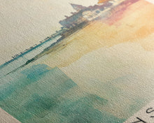 Cargar imagen en el visor de la galería, Hunstanton, United Kingdom Watercolor Print, Vacation Gift, United Kingdom Wall Art, Beach Painting, Beach Decor, Beach Or Lakehouse Art
