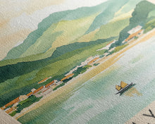 Load image into Gallery viewer, Ly Son, Vietnam Watercolor Print, Vacation Gift, Vietnam Wall Art, Beach Painting, Beach Decor, Beach Or Lakehouse Art
