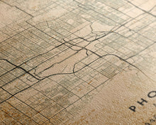 Load image into Gallery viewer, Phoenix Arizona Street Map, Framed Canvas Art, Arizona United States Road Map Wall Art, Office Wall Art, Wall Decor for Office
