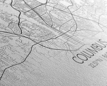 Cargar imagen en el visor de la galería, Columbus Street Map, Georgia Map, Map Print, Modern Art, Wall Art, Canvas Art, Couple Wall Décor, Bedroom Décor Man, Appreciation Gift

