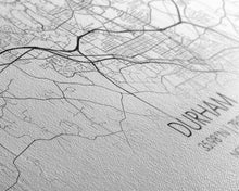 Load image into Gallery viewer, Durham Street Map, North Carolina Map, Map Art, Minimalist Art, Wall Art, Canvas Art, Trendy Room Décor, Bar Room Décor, Teacher Gift
