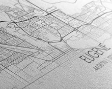 Carregar imagem no visualizador da galeria, Eugene Street Map, Oregon Map, Map Art, Minimalist Art, Wall Art, Canvas Art, Newlywed Gift, Bar Wall Décor, Rustic Home Décor, Couples Gift
