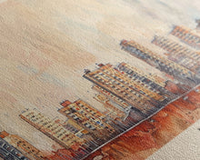 Carregar imagem no visualizador da galeria, Arad Romania Travel Art, City Art, Framed Canvas Print or Metal Wall Art, Europe Travel Poster, Panoramic Wall Art, Extra Wide Wall Art
