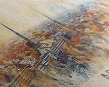 Carregar imagem no visualizador da galeria, Bremen Germany Wall Art, Panoramic Travel Poster, Panoramic Framed Canvas Print, City Wall Art, Wall Hanging Home Decor, Travel Art
