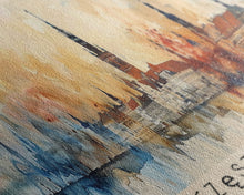 Load image into Gallery viewer, Czestochowa Poland Travel Art, City Art, Framed Canvas Print or Metal Wall Art, Europe Travel Poster, Panoramic Wall Art, Extra Wide Wall Art
