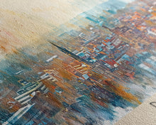 Load image into Gallery viewer, Derby United Kingdom Travel Print Wall Art, Panoramic City Art, Travel Art, Wall Decor, Vacation Gift, Framed Canvas Print Or Metal Art
