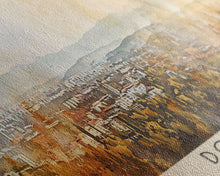 Load image into Gallery viewer, Dobrich Bulgaria Travel Art, City Art, Framed Canvas Print or Metal Wall Art, Europe Travel Poster, Panoramic Wall Art, Extra Wide Wall Art
