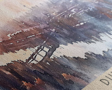 Load image into Gallery viewer, Duisburg Germany  Wall Art, Panoramic Travel Poster, Panoramic Framed Canvas Print, City Wall Art, Wall Hanging Home Decor, Travel Art
