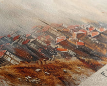 Load image into Gallery viewer, Elaz Turkey Wall Art, Panoramic Travel Poster, Panoramic Framed Canvas Print, City Wall Art, Wall Hanging Home Decor, Travel Art
