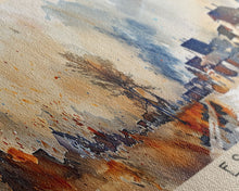 Load image into Gallery viewer, Esbjerg Denmark Travel Art, City Art, Framed Canvas Print or Metal Wall Art, Europe Travel Poster, Panoramic Wall Art, Extra Wide Wall Art
