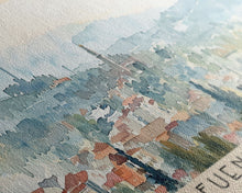 Cargar imagen en el visor de la galería, Fuenlabrada Spain Wall Art, Panoramic Travel Poster, Panoramic Framed Canvas Print, City Wall Art, Wall Hanging Home Decor, Travel Art
