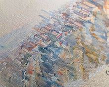 Load image into Gallery viewer, Gaziantep Turkey Wall Art, Panoramic Travel Poster, Panoramic Framed Canvas Print, City Wall Art, Wall Hanging Home Decor, Travel Art
