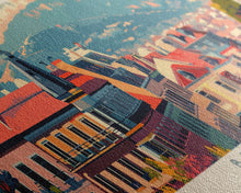 Load image into Gallery viewer, Braga Portugal Travel Art, City Art, Framed Canvas Print or Metal Wall Art, Europe Travel Poster, Panoramic Wall Art, Extra Wide Wall Art
