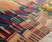 Carregar imagem no visualizador da galeria, Bruges Belgium Travel Art, City Art, Framed Canvas Print or Metal Wall Art, Europe Travel Poster, Panoramic Wall Art, Extra Wide Wall Art
