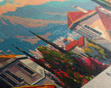 Carregar imagem no visualizador da galeria, Bursa Turkey Travel Print Wall Art, Panoramic City Art, Travel Art, Wall Decor, Vacation Gift, Framed Canvas Print Or Metal Art
