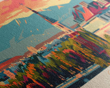 Cargar imagen en el visor de la galería, Chita Russia Travel Print Wall Art, Panoramic City Art, Travel Art, Wall Decor, Vacation Gift, Framed Canvas Print Or Metal Art
