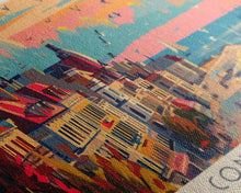 Cargar imagen en el visor de la galería, Constana Romania Wall Art, Panoramic Travel Poster, Panoramic Framed Canvas Print, City Wall Art, Wall Hanging Home Decor, Travel Art
