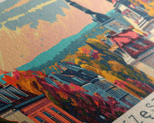 Load image into Gallery viewer, Czestochowa Poland Travel Art, City Art, Framed Canvas Print or Metal Wall Art, Europe Travel Poster, Panoramic Wall Art, Extra Wide Wall Art
