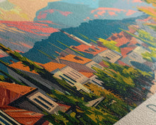 Load image into Gallery viewer, Doboj Bosnia Travel Print Wall Art, Panoramic City Art, Travel Art, Wall Decor, Vacation Gift, Framed Canvas Print Or Metal Art
