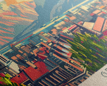 Carregar imagem no visualizador da galeria, Geneva Switzerland Wall Art, Panoramic Travel Poster, Panoramic Framed Canvas Print, City Wall Art, Wall Hanging Home Decor, Travel Art
