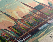 Carregar imagem no visualizador da galeria, Brescia Italy Travel Print Wall Art, Panoramic City Art, Travel Art, Wall Decor, Vacation Gift, Framed Canvas Print Or Metal Art
