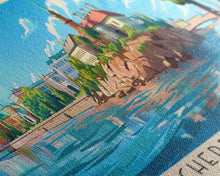 Cargar imagen en el visor de la galería, Cherepovets Russia Travel Print Wall Art, Panoramic City Art, Travel Art, Wall Decor, Vacation Gift, Framed Canvas Print Or Metal Art
