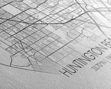 Cargar imagen en el visor de la galería, Huntington Beach City Map, California Map, Map Art, Modern Art, Wall Art, Canvas Art, Coastal Wall Art, Ocean Wall Art, Travel Gifts For Men
