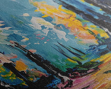 Load image into Gallery viewer, Ghostly Churchyard Framed Canvas Print, Halloween Haunted Church, Spooky Graveyard Art, Gothic Decor, Nighttime Artwork, Framed Canvas Print
