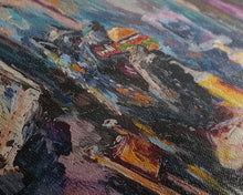 Carregar imagem no visualizador da galeria, Funny Werewolf Having a Cheeseburger in a diner, framed canvas print, halloween decor
