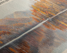 Cargar imagen en el visor de la galería, Cave Run Lake Kentucky Framed Canvas Print, Lake House Decor, Panoramic Wide Art, Travel Poster, Rustic Lake Painting, Nature Art
