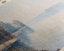 Cargar imagen en el visor de la galería, Chippewa Lake Ohio Framed Canvas Print, Lake House Decor, Panoramic Wide Art, Travel Poster, Modern Lake Painting, Nature Art
