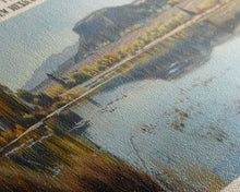 Carregar imagem no visualizador da galeria, Fenton Lake New Mexico Framed Canvas Print, Lake House Decor, Panoramic Wall Art, Travel Poster, Scenic Lake Painting, Nature Art
