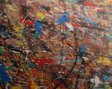 Carregar imagem no visualizador da galeria, Beautiful Jackson Pollock Inspired Canvas Prrint, Abstract Wall Art Painting Original Modern Home Décor, Large Canvas Wall Art, Splatter
