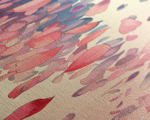 Cargar imagen en el visor de la galería, Cascading Pink Petals In Delicate Canvas, Tall Skinny Framed Wall Art For Feng Shui-Inspired Spaces, Japanese Style Art
