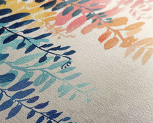 Cargar imagen en el visor de la galería, Colorful Leaves Hanging From Branches - Skinny Art Tall Art Framed Canvas Print Japanese Style Art Ukiyo-e Art
