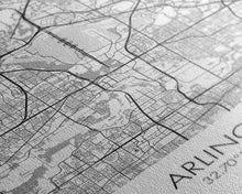 Carregar imagem no visualizador da galeria, Arlington Street Map, Texas Map, City Art, Travel Map, Home Office Art, Family Gift, Modern Art, Wall Art, Canvas Print, Canvas Wall Art
