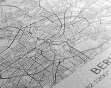 Load image into Gallery viewer, Berlin Street Map, Germany Map, Europe City Map Art, Modern Art, Wall Art, Canvas Print, Canvas Wall Art, Travel Lover Gift, Guest Room Art

