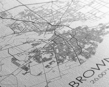 Carregar imagem no visualizador da galeria, Brownsville Street Map, Texas Map, City Map Art, Modern Art, Wall Art, Canvas Print, Canvas Wall Art, Dorm Décor, Graduation Gift,
