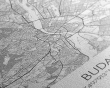 Carregar imagem no visualizador da galeria, Budapest Street Map, Hungary Map, City Map Art, Modern Art, Wall Art, Canvas Print, Canvas Wall Art, Bedroom Art, New Home Gift, Travel Art

