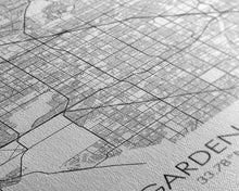 Load image into Gallery viewer, Garden Grove Street Map, California Map, City Map Art, Minimalist Art, Wall Art, Canvas Print, Black And White Map, Best Friend Gift
