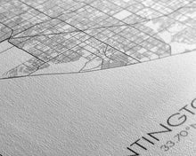 Load image into Gallery viewer, Huntington Beach Street Map, California Map, City Map Art, Minimalist Art, Wall Art, Canvas Print, Travel Print, Gift For Mom, Dorm Wall Art
