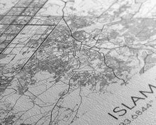 Load image into Gallery viewer, Islamabad Street Map, Pakistan Map, City Map Art, Minimalist Art, Wall Art, Canvas Print, Travel Lover Gift, Living Room Art, Travel Prints
