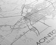 Load image into Gallery viewer, Montgomery Street Map, Alabama Map, City Map Art, Modern Art, Wall Art, Canvas Print, Bedroom Print, Family Gift, Travel Wall Décor
