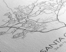 Load image into Gallery viewer, Santa Clarita Street Map, California Map, City Map Print, Minimalist Art, Wall Art, Canvas Print, Bedroom Wall Décor, Unique Travel Gifts
