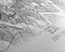 Load image into Gallery viewer, Panoramic Seoul City Map, South Korea Art, Map Print, Minimalist Wall Art, Canvas Art, Housewarming Gift, Street Map Art, Closing Gift
